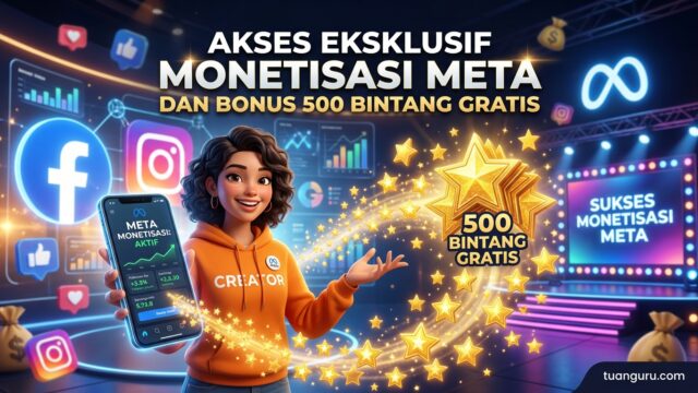 akses eksklusif monetisasi meta dan bonus 500 bintang gratis